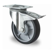 CASCOO Lenkrolle mit Totalfeststeller Serie P2G2 Kugellager