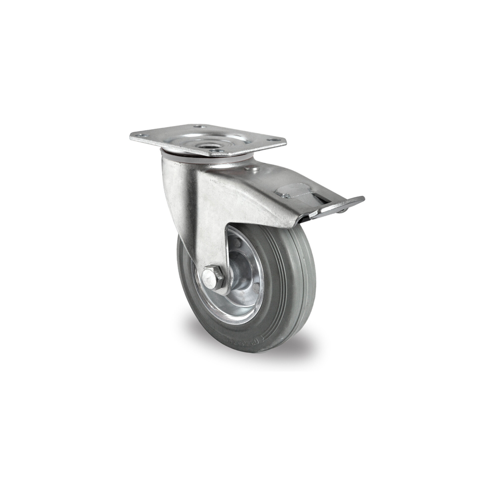 CASCOO Lenkrolle mit Totalfeststeller ø 100 mm Serie SWR2 Rollenlager