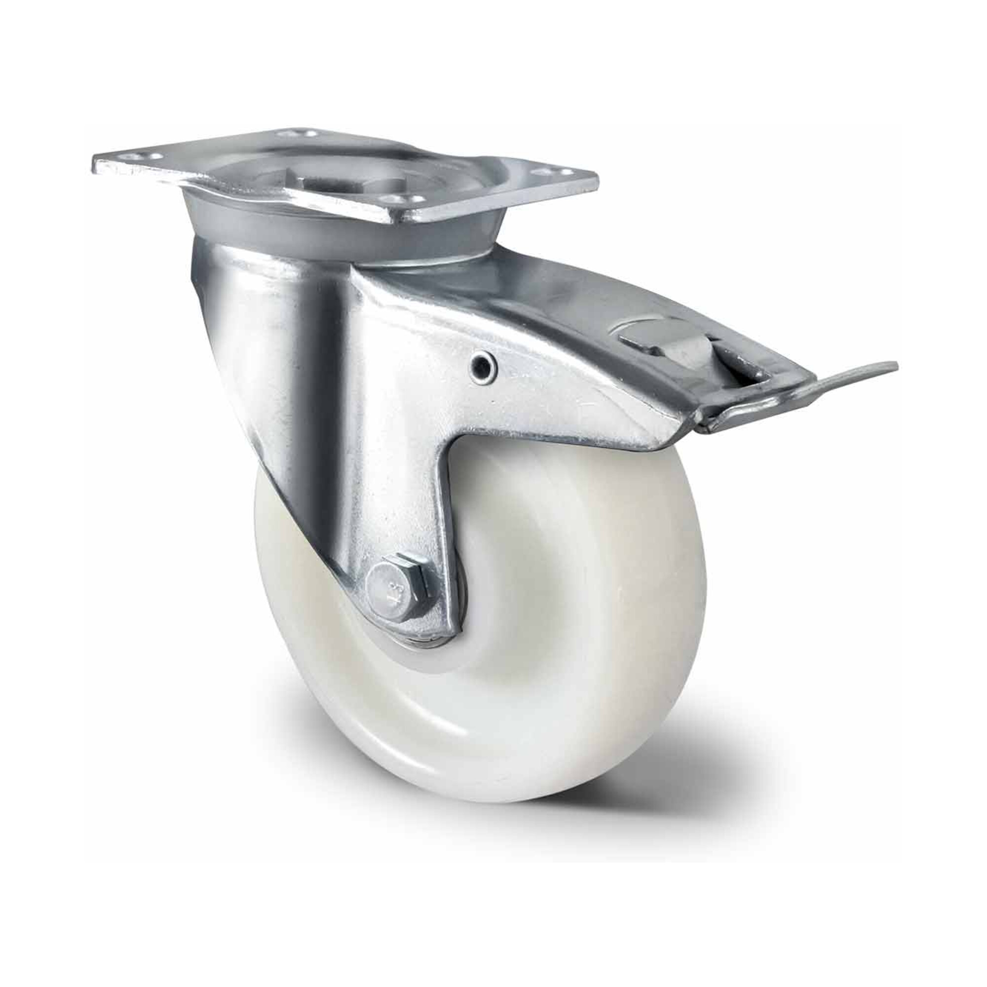 CASCOO Lenkrolle mit Totalfeststeller ø 125 mm Serie Z0Z0 Doppelkugellager K-Serie