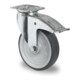 CASCOO Lenkrolle mit Totalfeststeller ø 150 mm Serie P2T2 Gleitlager-1