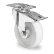 CASCOO Lenkrolle mit Totalfeststeller ø 160 mm Serie N0N0 Rollenlager-1