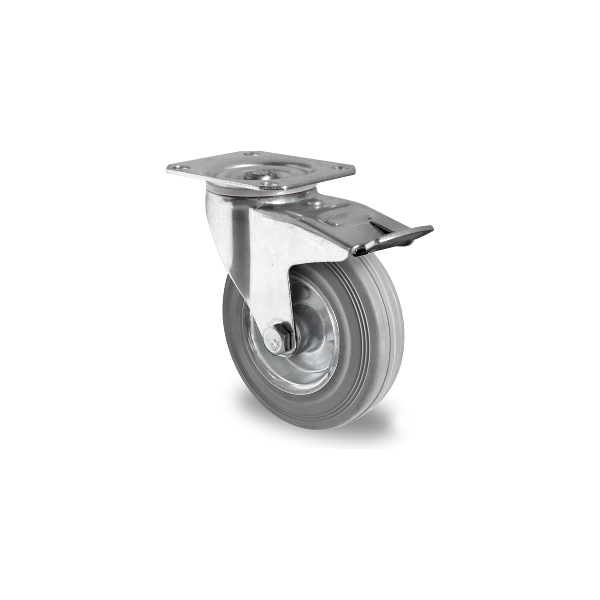 CASCOO Lenkrolle mit Totalfeststeller ø 160 mm Serie SWR2 Rollenlager