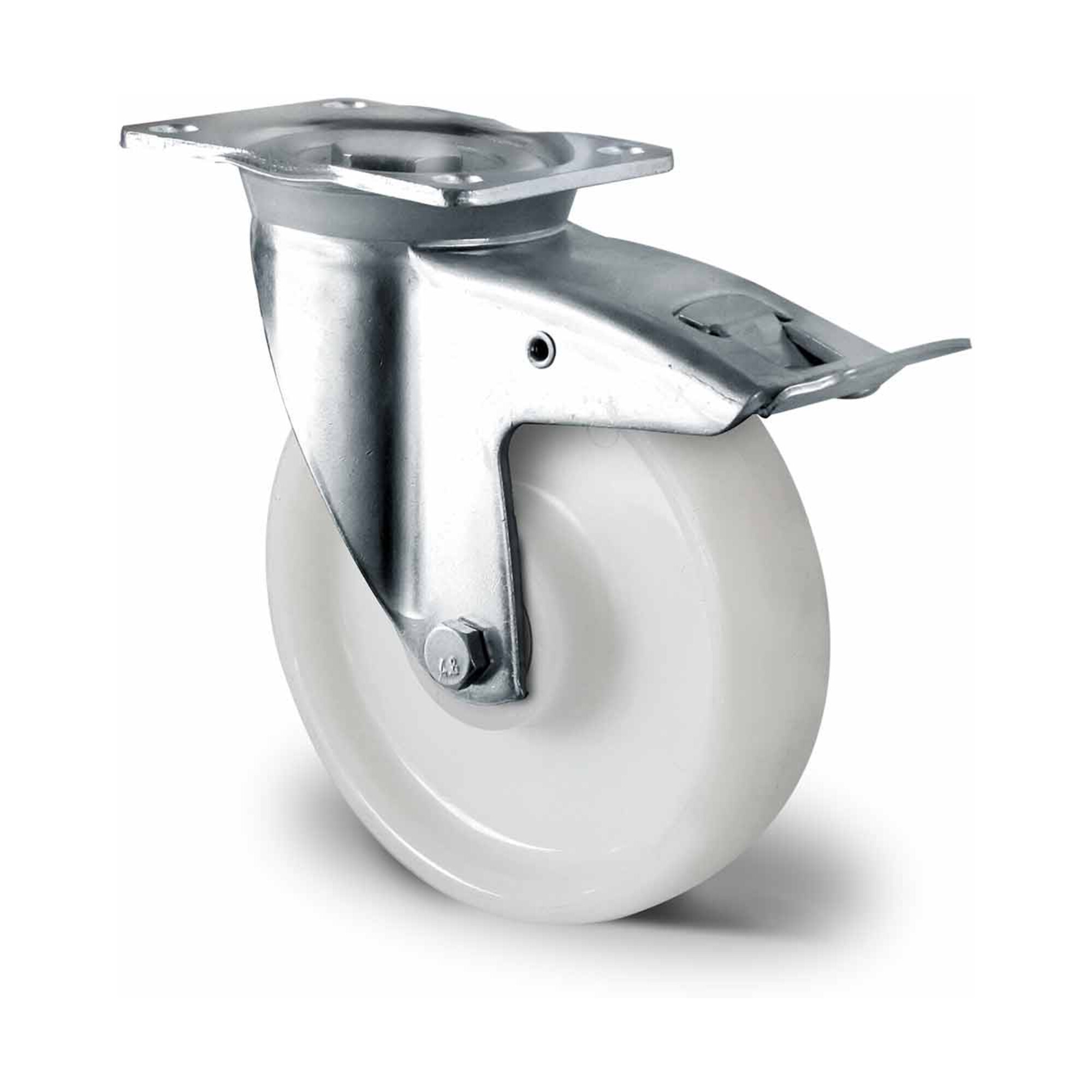 CASCOO Lenkrolle mit Totalfeststeller ø 200 mm Serie Z0Z0 Doppelkugellager K-Serie