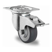 CASCOO Lenkrolle mit Totalfeststeller Serie P2T2 Kugellager