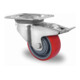 CASCOO Lenkrolle mit Totalfeststeller Serie N2U6 Kugellager-1
