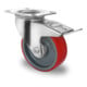 CASCOO Lenkrolle mit Totalfeststeller ø 100 mm Serie N2U6 Rollenlager
