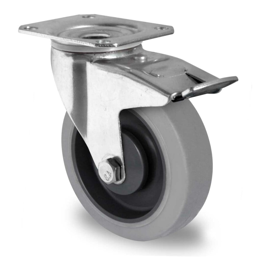 CASCOO Lenkrolle mit Totalfeststeller Serie P2D2 Kugellager