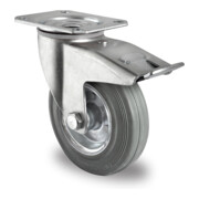CASCOO Lenkrolle mit Totalfeststeller Serie SWR2 Rollenlager