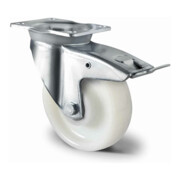 CASCOO Lenkrolle mit Totalfeststeller ø 125 mm Serie Z0Z0 Doppelkugellager K-Serie-3