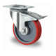 CASCOO Lenkrolle mit Totalfeststeller ø 160 mm Serie N2U6 Rollenlager