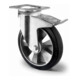 Set CASCOO Lenkrolle ø 125 mm Serie BAU5 Doppelkugellager E-Serie + Bockrolle ø 125 mm Serie BAU5 Doppelkugellager-2