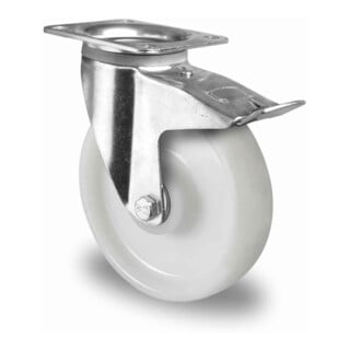 CASCOO Lenkrolle mit Totalfeststeller ø 200 mm Serie Z0Z0 Doppelkugellager E-Serie