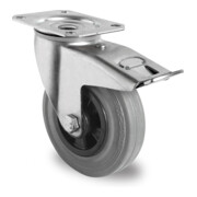 CASCOO Lenkrolle mit Totalfeststeller Serie P4R2 Rollenlager-3