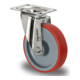 CASCOO Lenkrolle ø 100 mm Serie N2U6 Rollenlager Edelstahl
