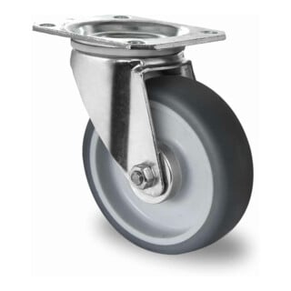 CASCOO Lenkrolle ø 100 mm Serie P2W2 Rollenlager
