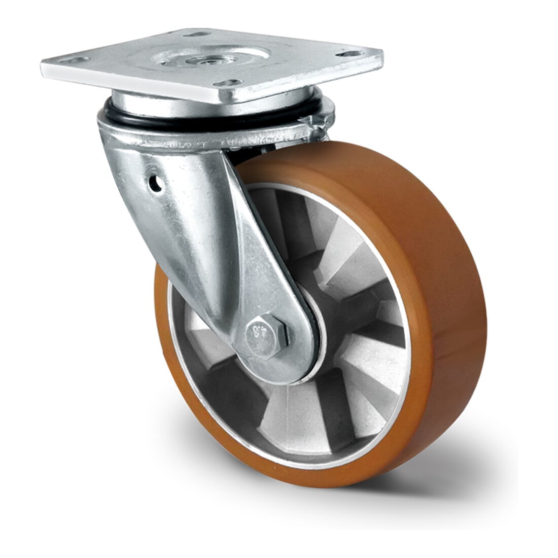 CASCOO Lenkrolle ø 125 mm Serie BAU5 Doppelkugellager M-Serie