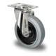 CASCOO Lenkrolle ø 125 mm Serie R4E2 Rollenlager Edelstahl