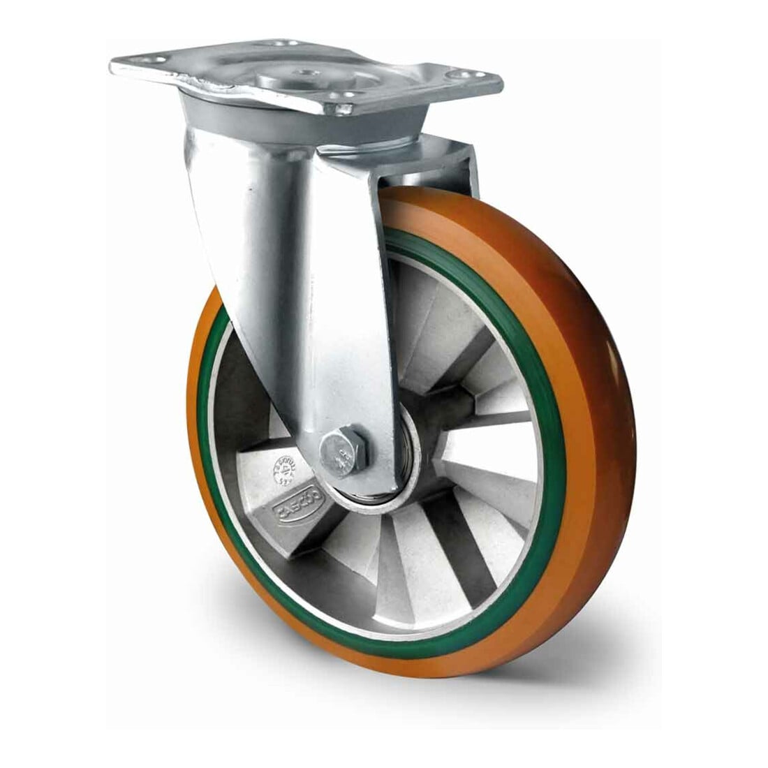 CASCOO Lenkrolle ø 200 mm Serie BAY5 Doppelkugellager K-Serie