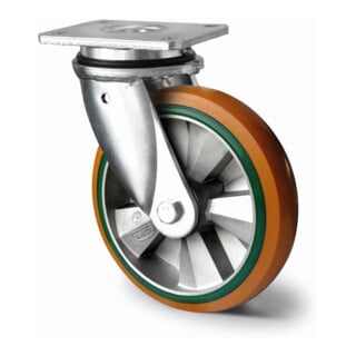 CASCOO Lenkrolle ø 200 mm Serie BAY5 Doppelkugellager M-Serie