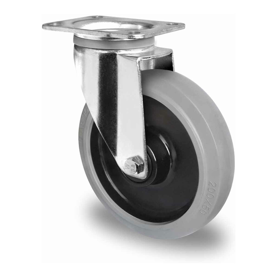 CASCOO Lenkrolle ø 200 mm Serie R4E2 Doppelkugellager