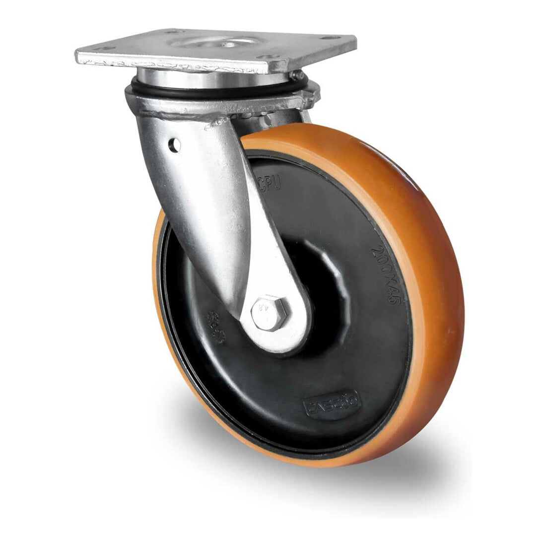 CASCOO Lenkrolle ø 200 mm Serie Z4U5 Doppelkugellager M-Serie