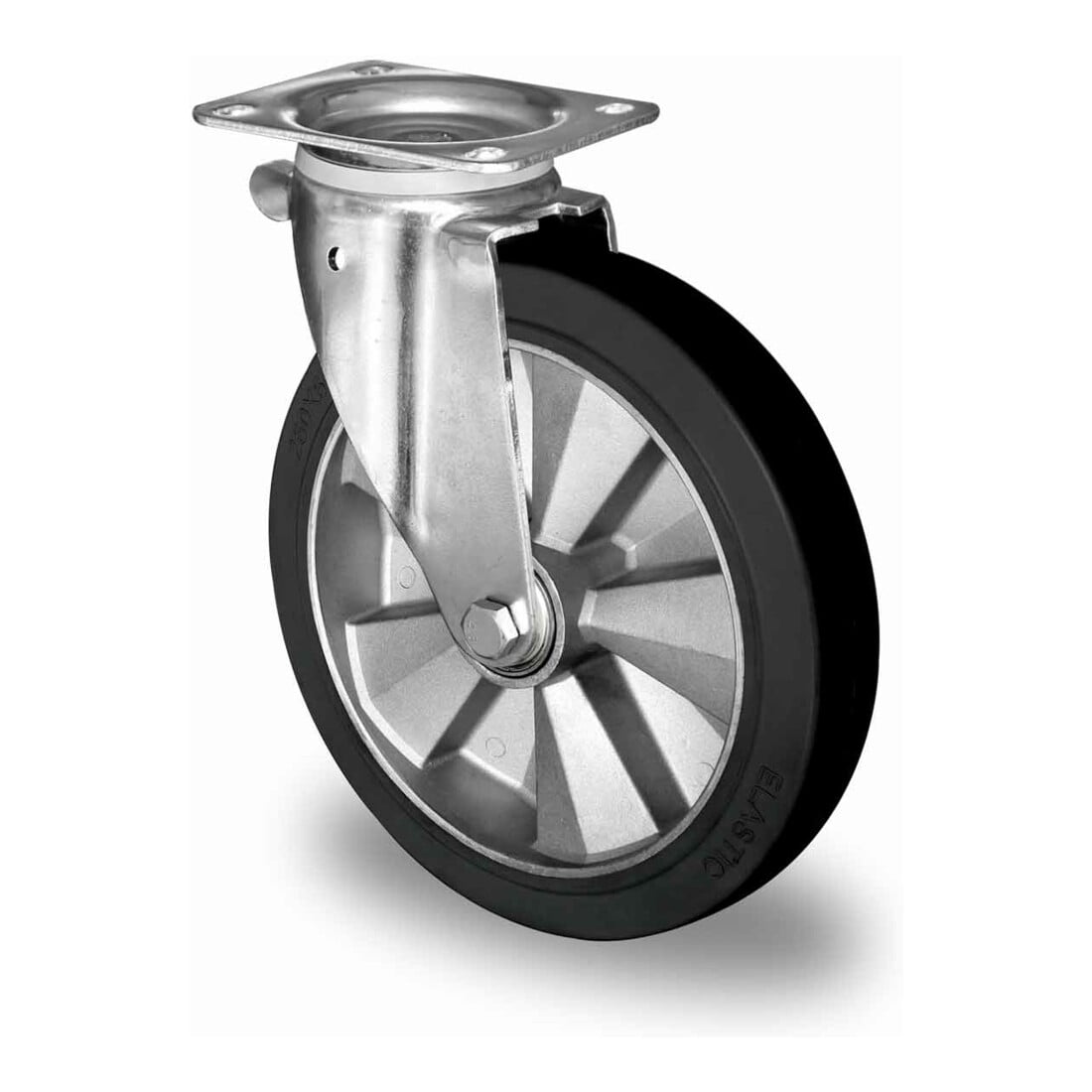 CASCOO Lenkrolle ø 250 mm Serie BAF4 Doppelkugellager Müllbehälter