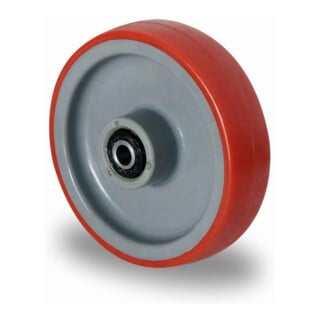 CASCOO Roue ø 125 mm série N2U6 à roulement à billes inoxydable