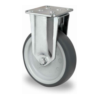 CASCOO Roulette fixe ø 125 mm Série P2T2 à palier lisse
