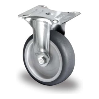CASCOO Roulette fixe ø 75 mm Série P2T2 à palier lisse