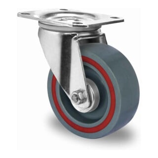 CASCOO Roulette pivotante ø 100 mm Série T6P2 à roulement à billes