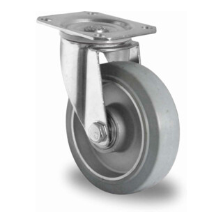 CASCOO Roulette pivotante ø 125 mm Série AAE2 à double roulement à billes