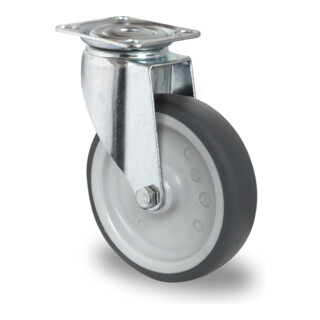 CASCOO Roulette pivotante ø 150 mm Série P2T2 à palier lisse