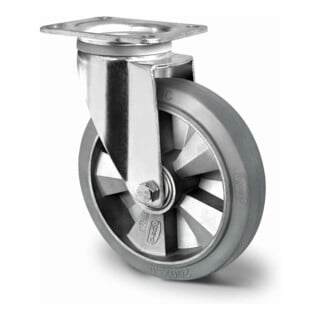 CASCOO Roulette pivotante ø 200 mm Série BAF2 à double roulement à billes