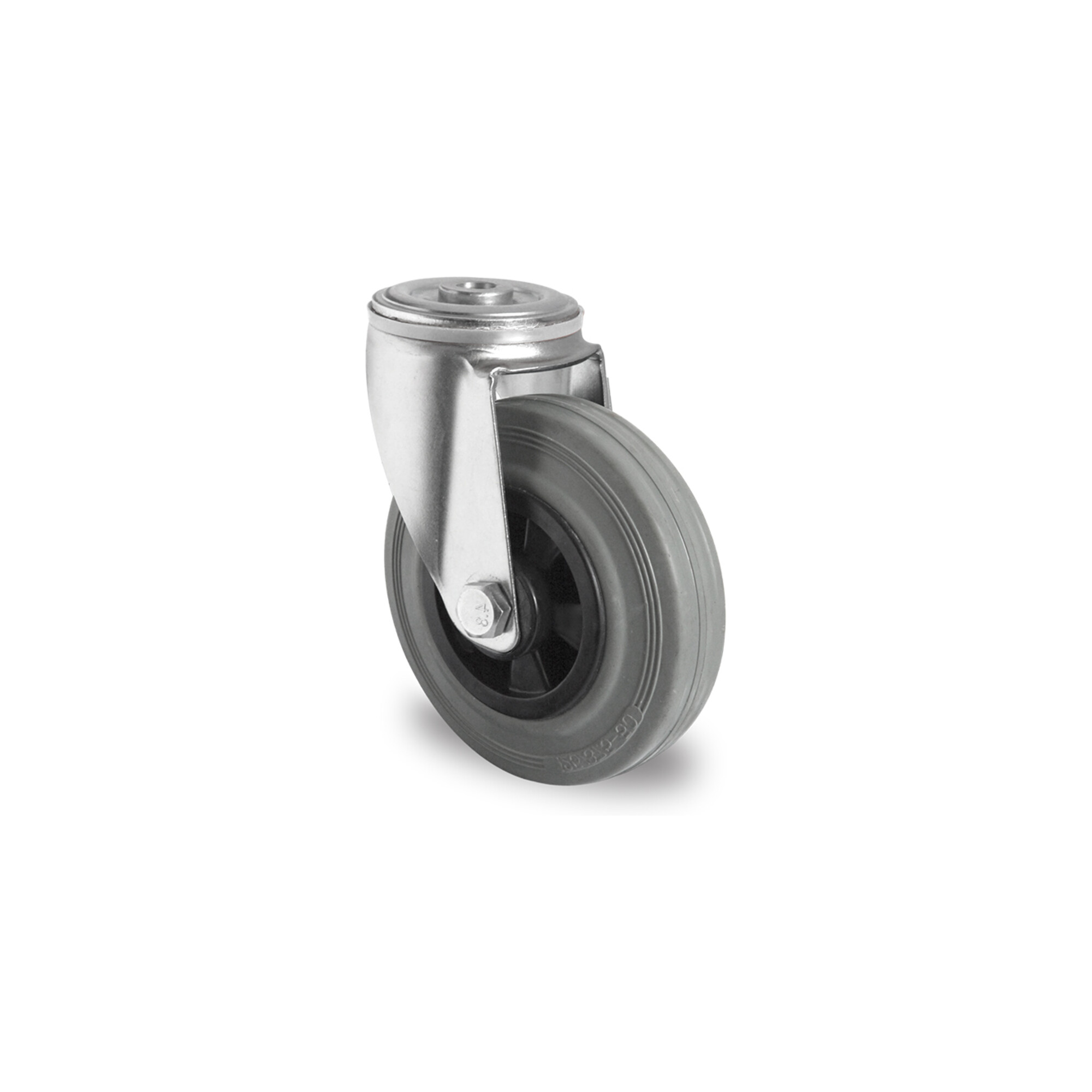 CASCOO Rückenlochlenkrolle ø 100 mm Serie P4R2 Rollenlager