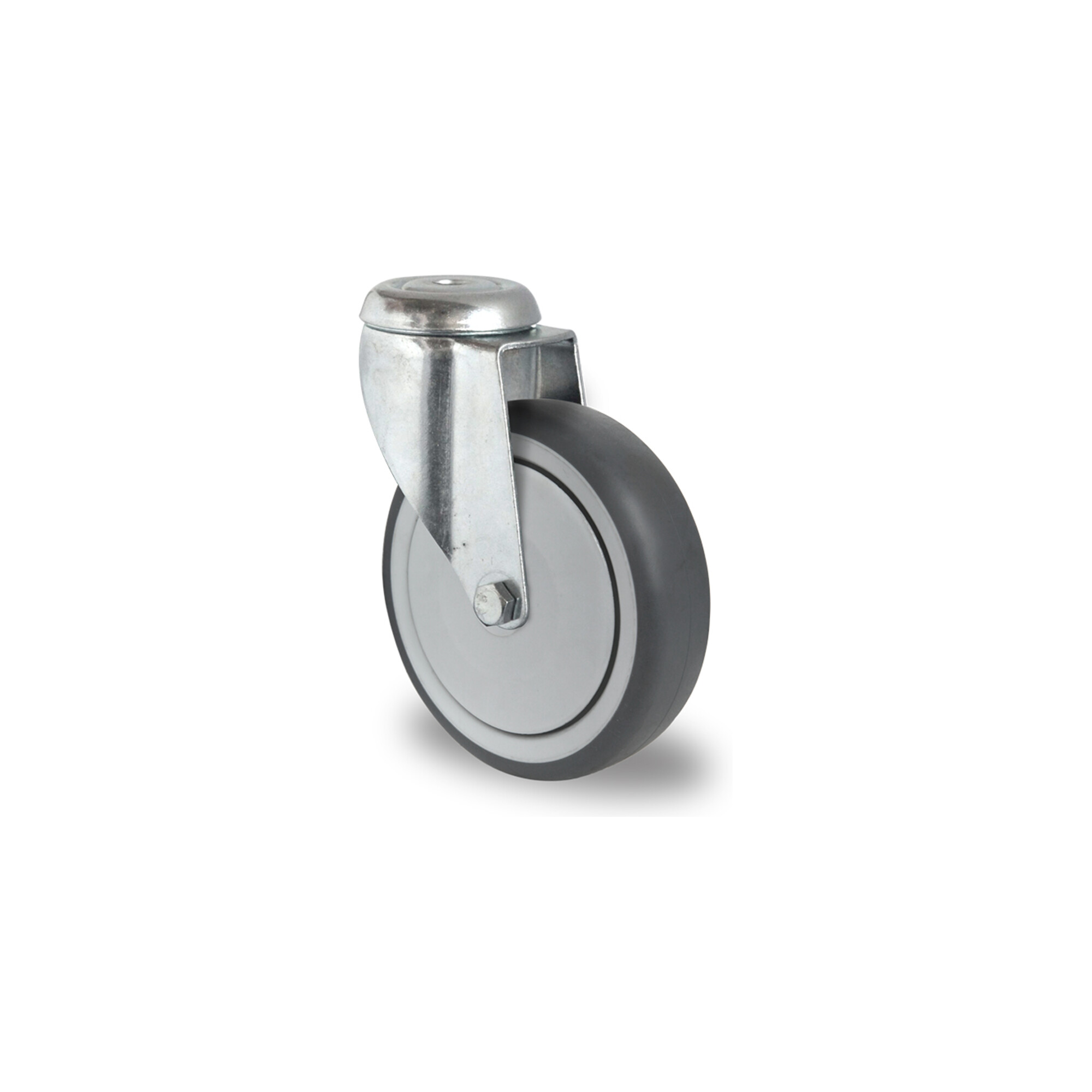 CASCOO Rückenlochlenkrolle ø 150 mm Serie P2T2 Kugellager
