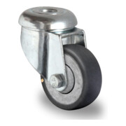 CASCOO Rückenlochlenkrolle Serie P2T2 (el. leitfähig) Gleitlager