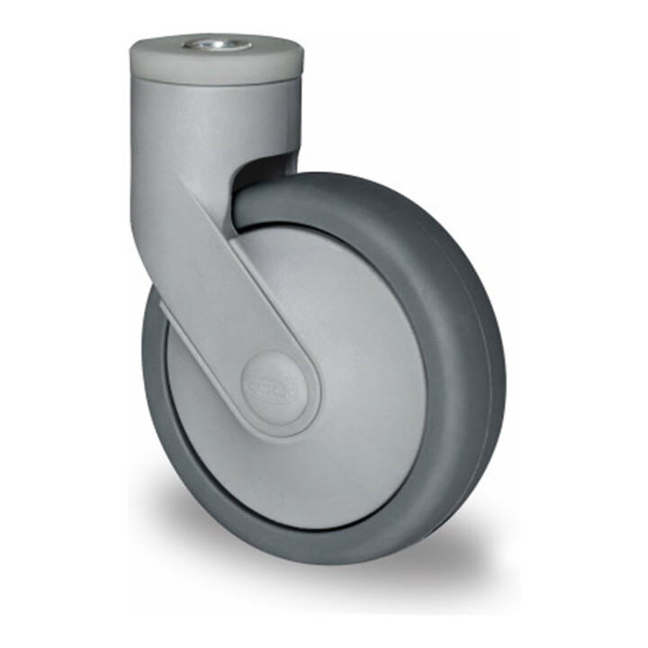 CASCOO Rückenlochlenkrolle ø 100 mm Serie CARA P2A2 Kugellager