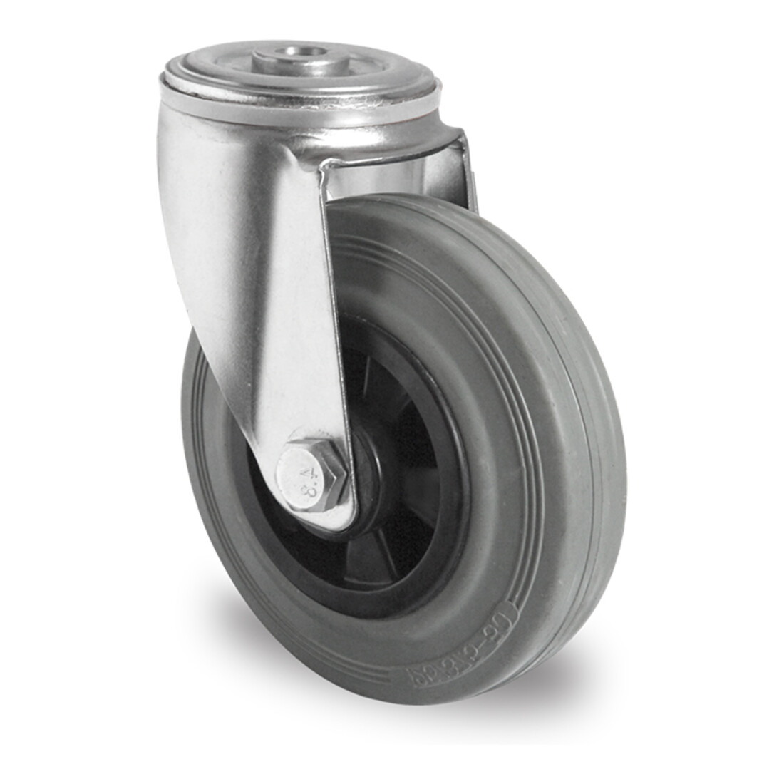 CASCOO Rückenlochlenkrolle Serie P4R2 Rollenlager