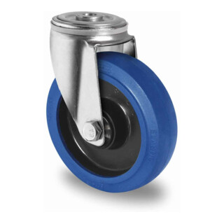 CASCOO Rückenlochlenkrolle ø 125 mm Serie R4E1 Kugellager