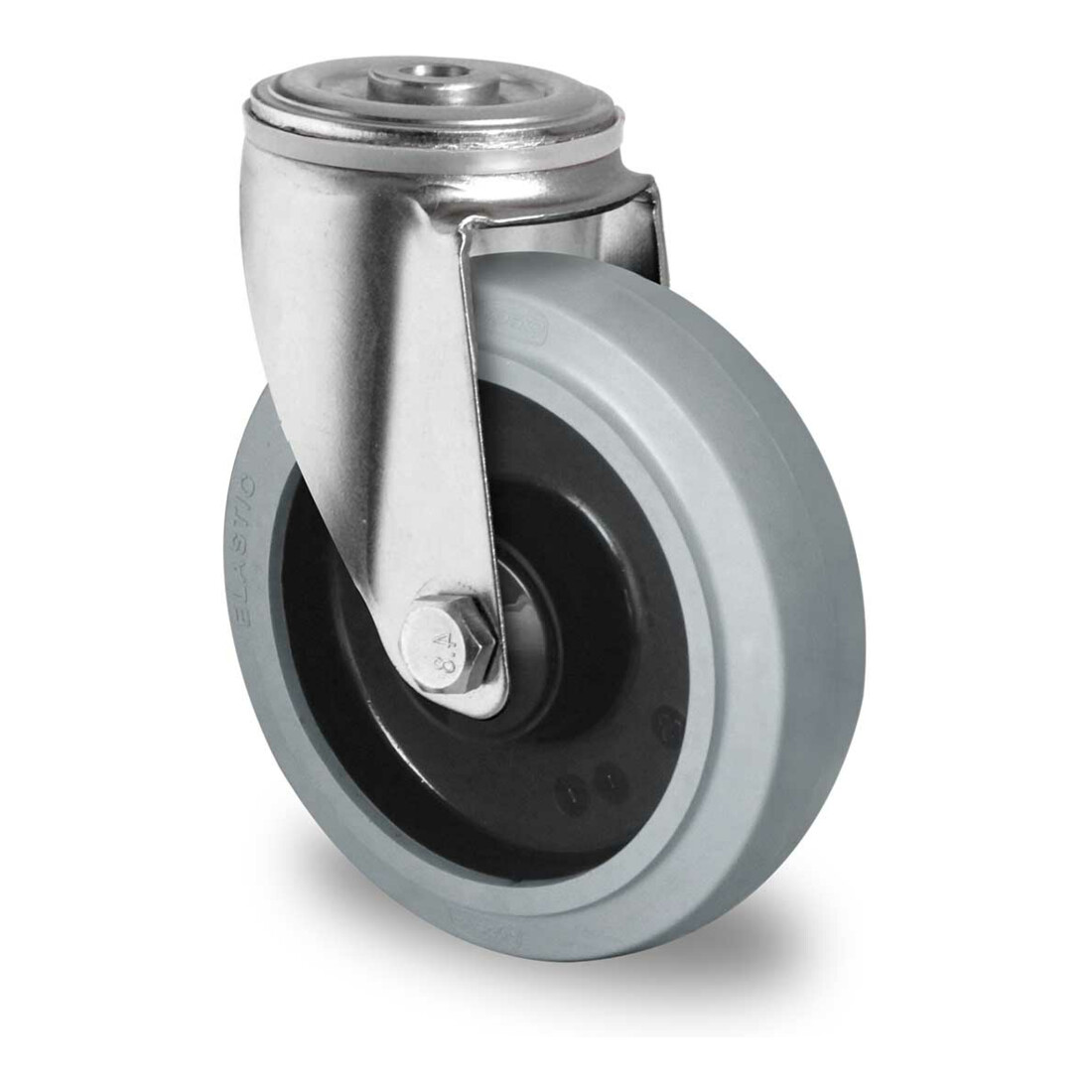 CASCOO Rückenlochlenkrolle ø 160 mm Serie R4E2 Doppelkugellager