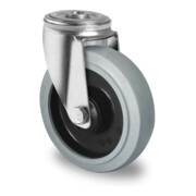 CASCOO Rückenlochlenkrolle ø 200 mm Serie R4E2 Doppelkugellager-3