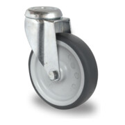 CASCOO Rückenlochlenkrolle Serie P2T2 Gleitlager