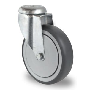 CASCOO Rückenlochlenkrolle Serie P2T2 Kugellager