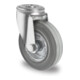 CASCOO Rückenlochlenkrolle ø 80 mm Serie SWR2 Rollenlager