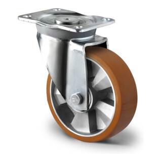 CASCOO Zwenkwiel ø 125 mm Serie BAU5 Dubbelkogellager K-Serie