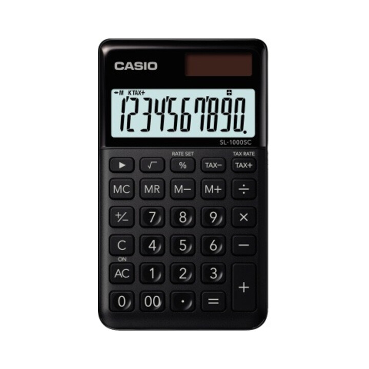 CASIO Taschenrechner SL-1000SC-BK schwarz