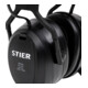 Casque antibruit avec radio FM STIER, Bluetooth, AUX-2