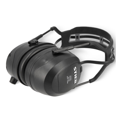 Casque antibruit avec radio FM STIER, Bluetooth, AUX