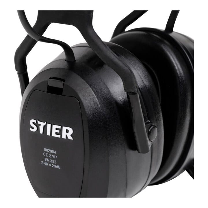 Casque antibruit avec radio FM STIER, Bluetooth, AUX