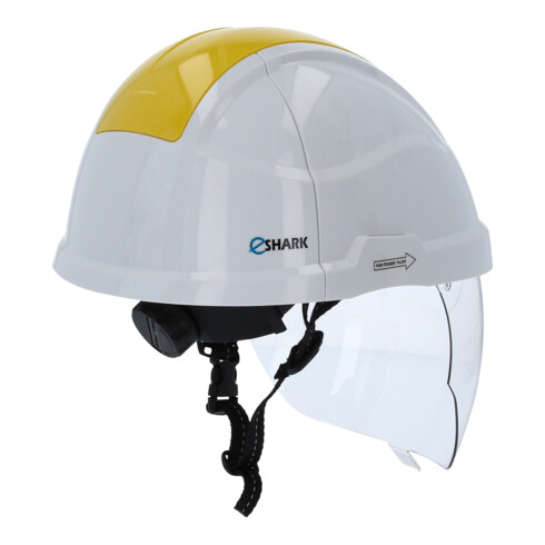 Casque de sécurité de travail avec visière, jaune KS Tools